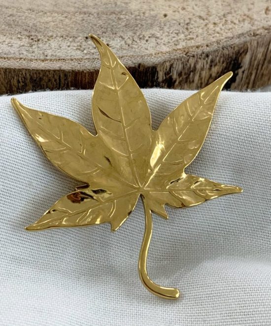 Broche Hoja