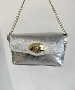 Bolso Mini Plateado