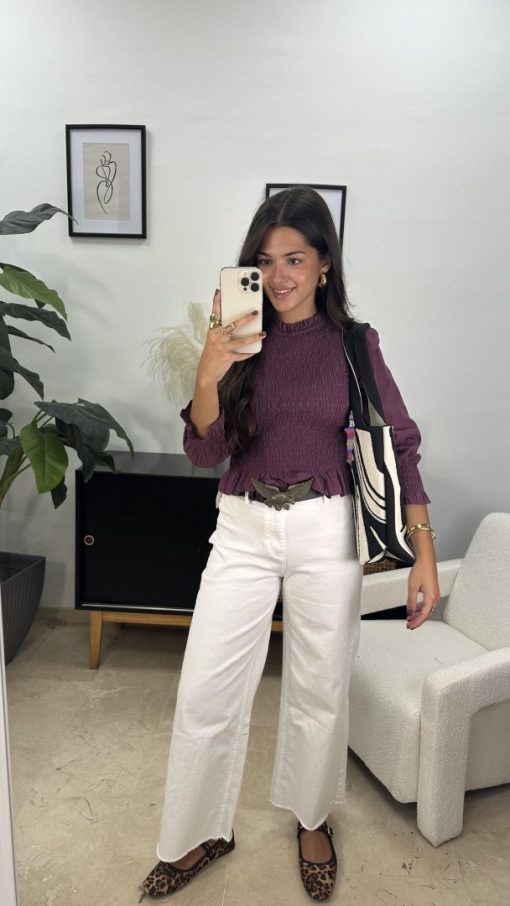 Camisa Martina Burdeo
