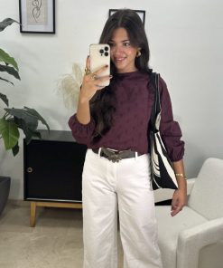 Camisa Lucía Burdeo