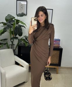 Vestido Vivian Marrón