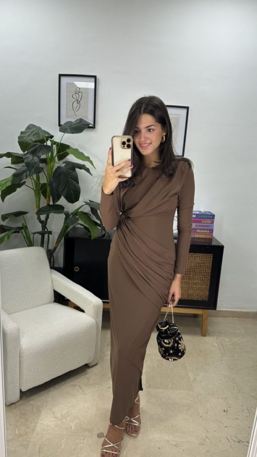 Vestido Vivian Marrón