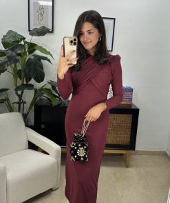 Vestido Gabriella Burdeos