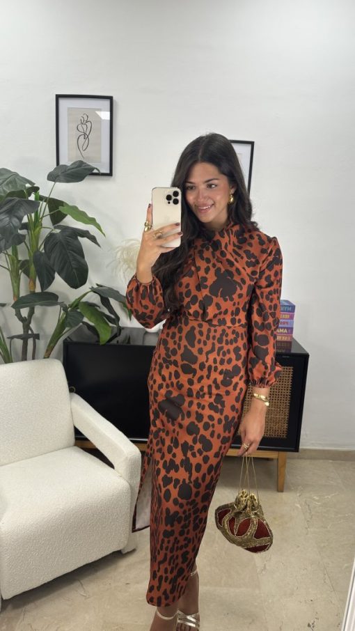 Vestido Nina Leopardo