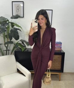 Vestido Alessia Burdeos