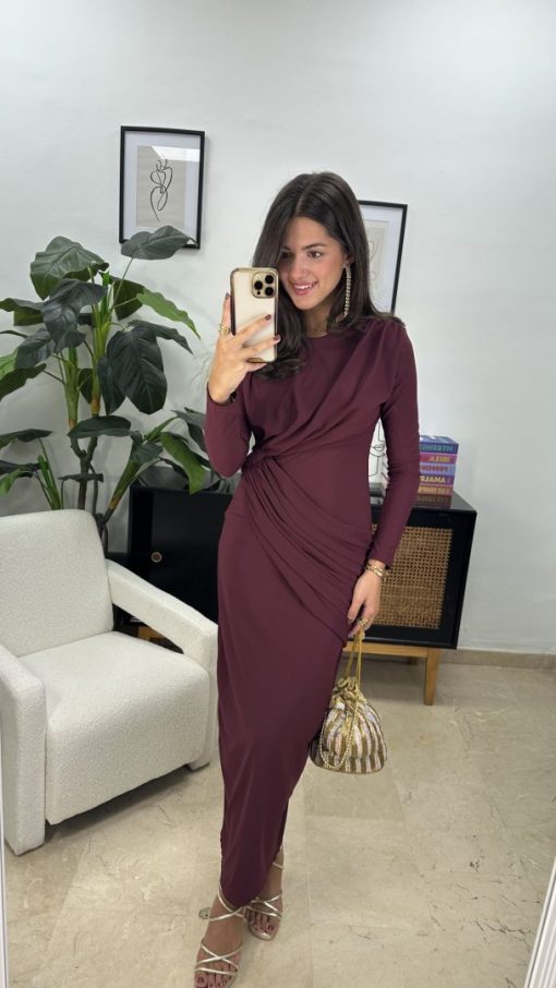 Vestido Vivian Burdeos