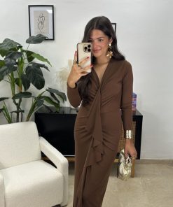 Vestido Mia Marrón