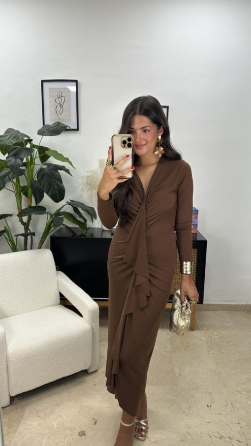 Vestido Mia Marrón