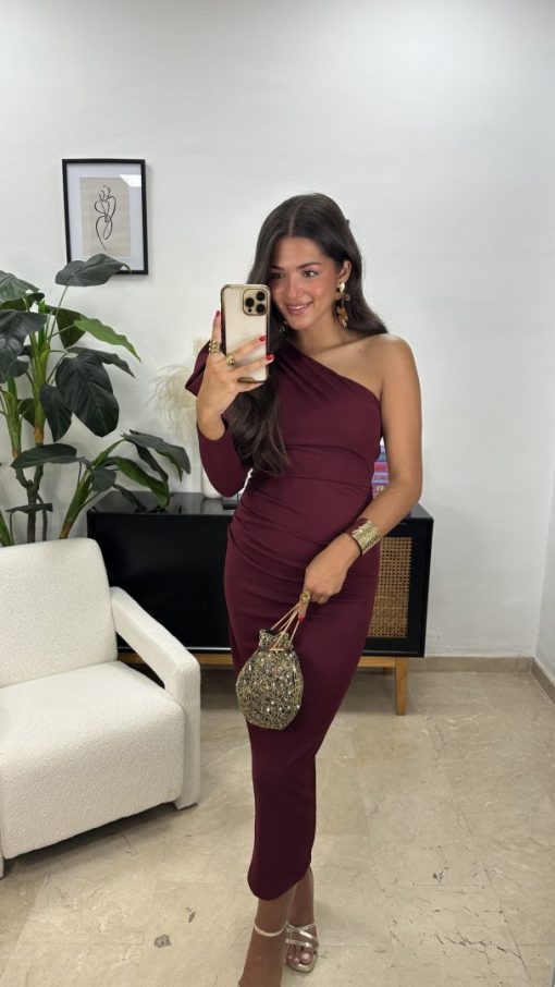Vestido Erica Burdeos