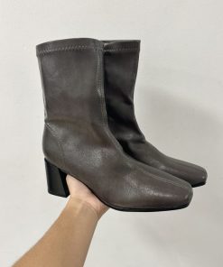 Botas Tacón Gris