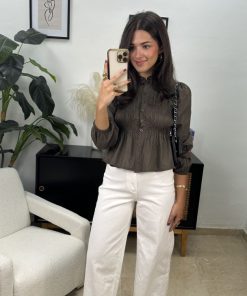 Camisa Elena Marrón