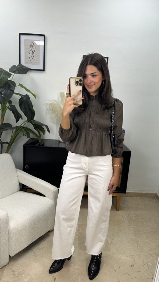 Camisa Elena Marrón