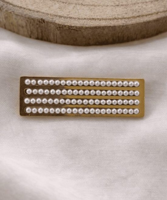 Broche Perlas Pequeñas