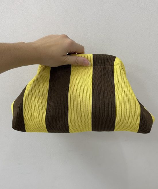 Bolso Rayas Amarillo