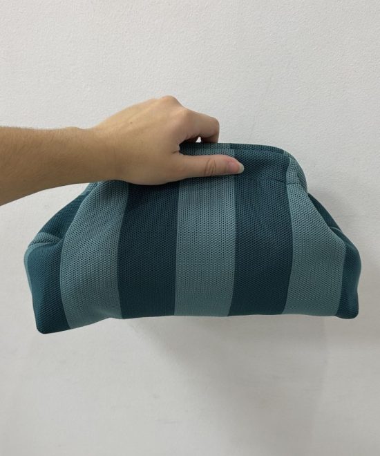 Bolso Rayas Azul