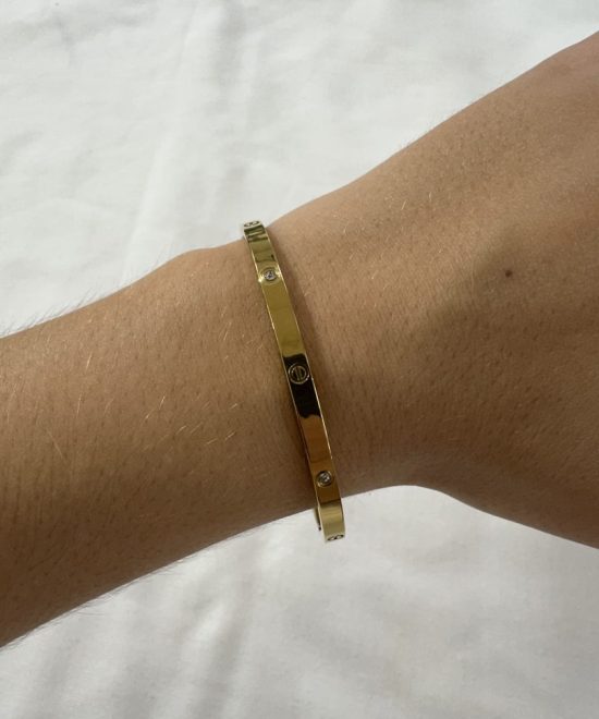 Pulsera Fina Dorada