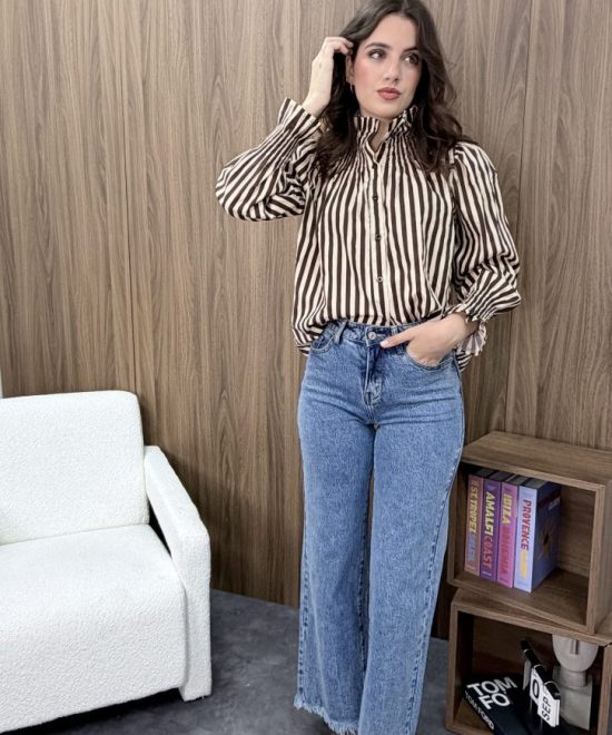 Camisa Iris Marrón